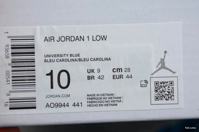 Rep TB Air 1 UNC AO9944-441 Jordan (W) Low 0721